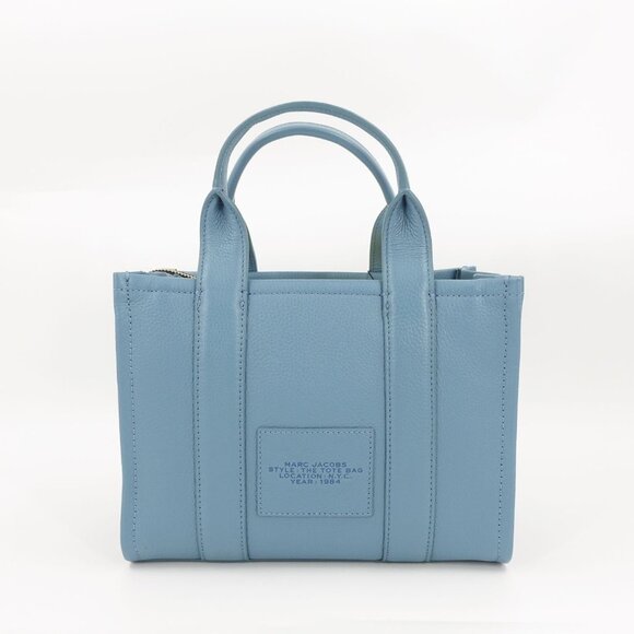 Marc Jacobs Women's The Small Leather Tote Bag Blue OS - Picture 12 of 12